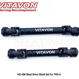 VITAVON HD 45# Steel Front & Rear Drive Shaft For Traxxas TRX-4