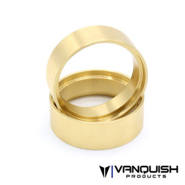 Vanquish 1.9 Brass 1.0" Wheel Clamp Rings (Pair)