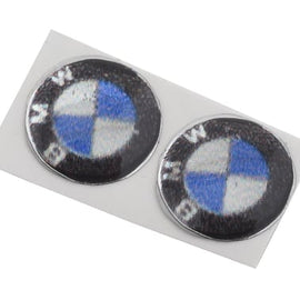 Sideways RC BMW Badges (2) (Miniature Scale Accessory)
