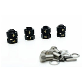 Treal Brass Extended Hex Wheel Hubs for SCX24 Upgrades +5mm
