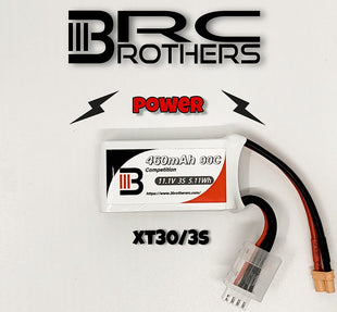 3BrothersRC Battery: 460mah 3S, XT30 Competition Lipo