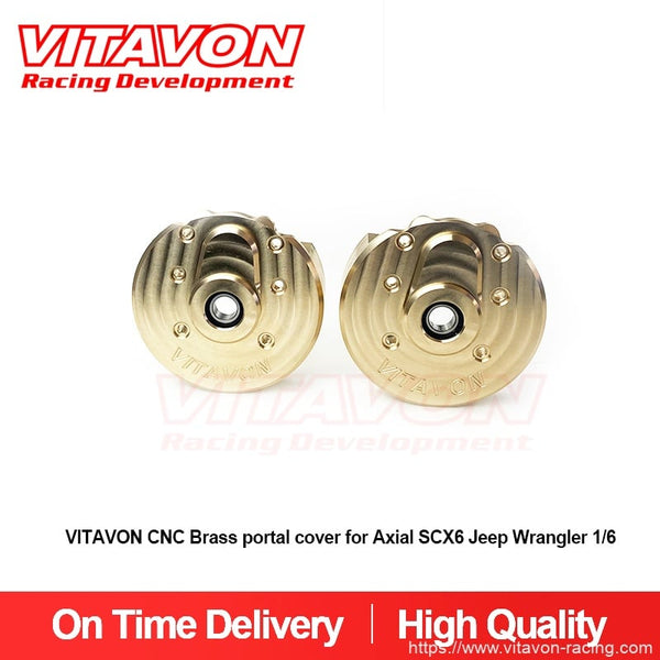 VITAVON CNC Brass Portal Cover works with VITAVON SCX6 Portal Kit Only