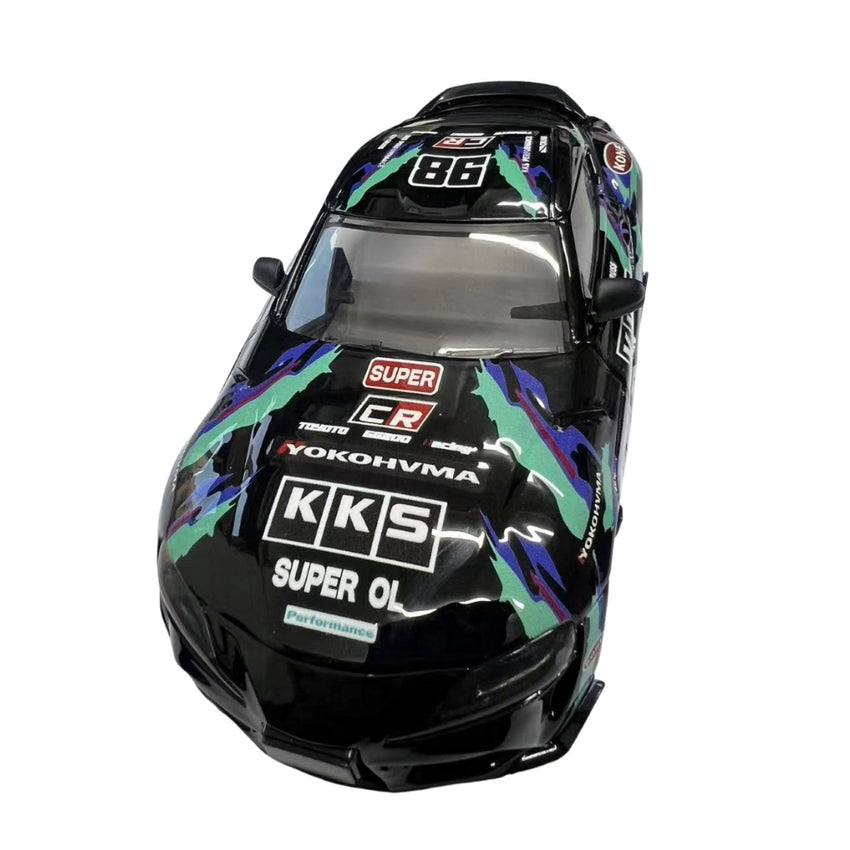 GT55 1/24 A90 Plastic Car Body Shell – 108mm Wheelbase (Black)