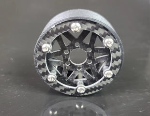 Punks Custom 3D 1.9 3-Piece Carbon Beadlock Wheels, Blade (4)