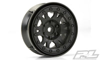 Pro-Line Impulse 1.9" Plastic Internal Bead-Loc 12mm Wheels (2), Black