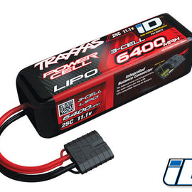 Traxxas 3S 25C LiPo Battery w/iD Traxxas Connector (11.1V/6400mAh)