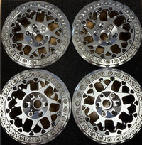 Injora 2.2" Grey Beadlock Wheels (4)