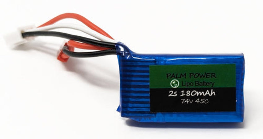 Palm Beach Bots Palm Power 2S 180mAh 45C Lipo Battery