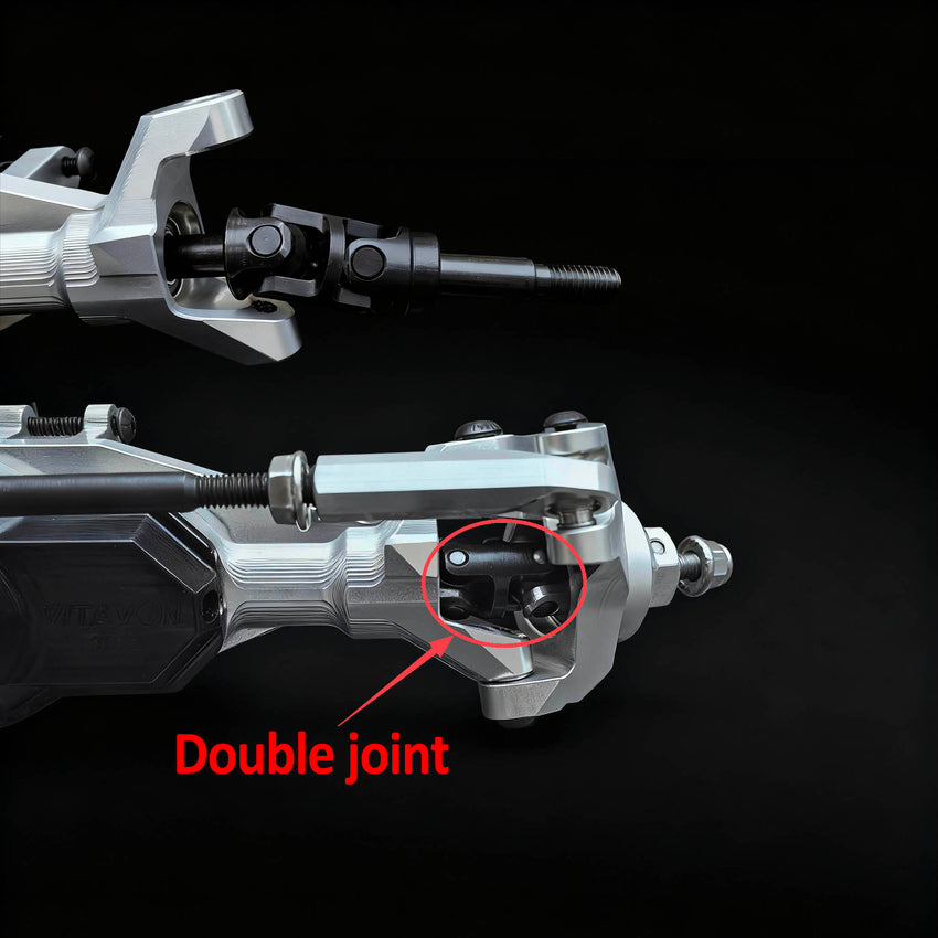 Vitavon Front Axle Kit w/ Double Joint Shaft for SCX6