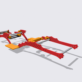 NordicCrawl RC Nordic Dragon LCG chassis FULL KIT *FIRE and ICE* edition (RED carbon)