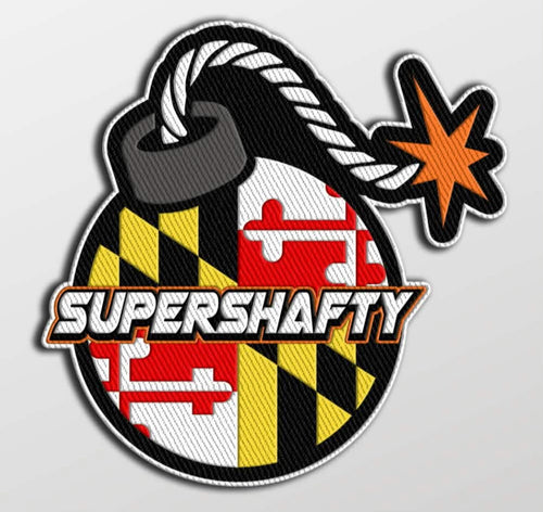 SuperShafty Velcro Maryland Flag/Bomb Patch
