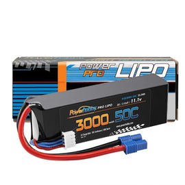 Powerhobby 3S 11.1V 3000mAh 50C Lipo Battery Pack w EC3 Connector