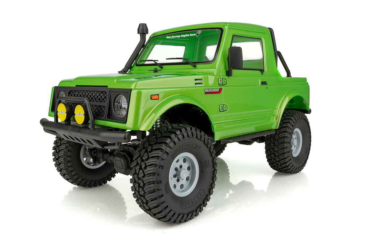 Element 1/10 Enduro Bushido Brushed Trail Truck RTR, GREEN – Key City Hobby
