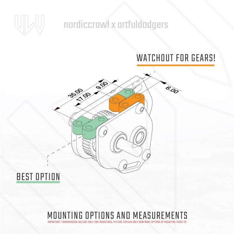 Nordic Crawl RC ULV Transmission