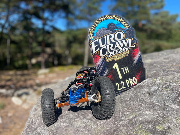 Nordic Crawl Limited Edition NCxr10 MOA Axle (Blue/Orange)