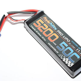 PowerHobby 3S 11.1V 5200mAh 50C Lipo Battery Pack w EC5 Plug 3-Cell