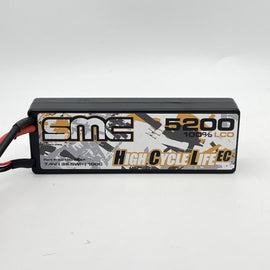 SMC 7.4V (2S1P) 5200mAh 100C Wired Hardcase Battery w/ EC3 Connector