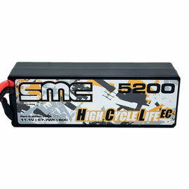 SMC 11.1V (3S1P) 5200mAh 50C Wired Hardcase Battery w/ Traxxas Connector (comp w/ ID Connector)