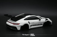 GT55 1/24 Scale GT3 RS Sports Car Body – Racing Edition – 109mm Wheelbase (White)