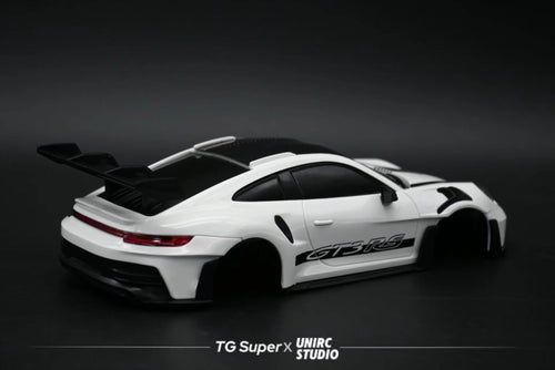 GT55 1/24 Scale GT3 RS Sports Car Body – Racing Edition – 109mm Wheelbase (White)