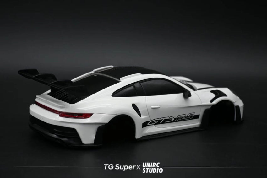 GT55 1/24 Scale GT3 RS Sports Car Body – Racing Edition – 109mm Wheelbase (White)