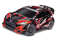 Traxxas Red 1/10 Scale Brushless Ford Fiesta ST Rally