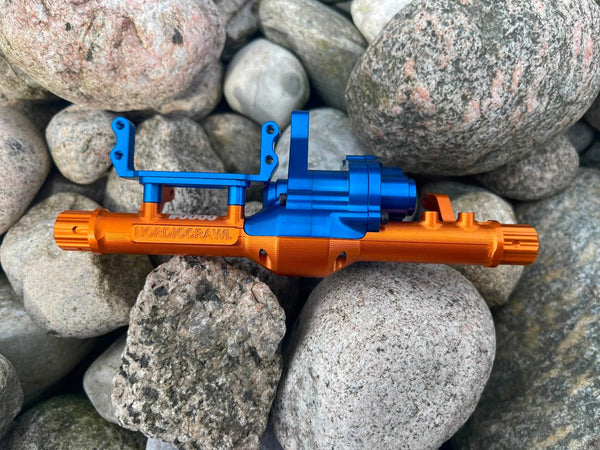 Nordic Crawl Limited Edition NCxr10 MOA Axle (Blue/Orange)