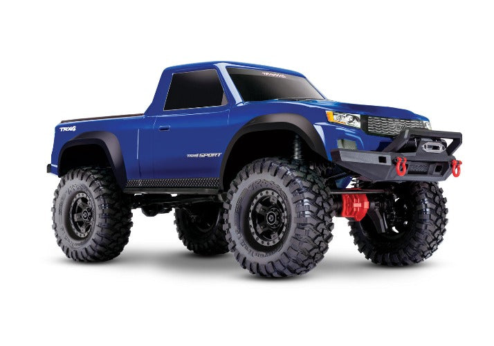 Traxxas TRX-4 Sport 1/10 Scale Trail Rock Crawler w/XL-5 HV ESC & TQ 2.4GHz Radio & Clipless Body, Blue