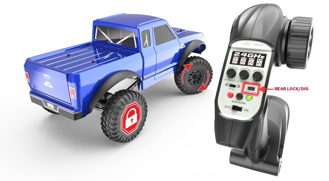 Redcat Danchee RidgeRunner RC Crawler - 4 Wheel Steering - 1:10
