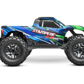 Traxxas Stampede® 4X4 VXL: 1/10 Scale 4X4 Monster Truck; Green