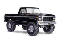 Traxxas TRX-4® BLACK 1/10 4WD RTR Scale & Trail® Rock Crawler w/Ford® F-150® Truck Body w/XL-5™ HV ESC & TQ™ 2.4GHz Radio