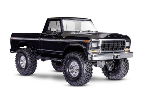 Traxxas TRX-4® BLACK 1/10 4WD RTR Scale & Trail® Rock Crawler w/Ford® F-150® Truck Body w/XL-5™ HV ESC & TQ™ 2.4GHz Radio