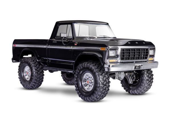 Traxxas TRX-4® BLACK 1/10 4WD RTR Scale & Trail® Rock Crawler w/Ford® F-150® Truck Body w/XL-5™ HV ESC & TQ™ 2.4GHz Radio