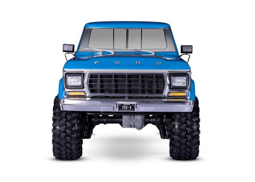 Traxxas TRX-4® BLUE 1/10 4WD RTR Scale & Trail® Rock Crawler w/Ford® F-150® Truck Body w/XL-5™ HV ESC & TQ™ 2.4GHz Radio