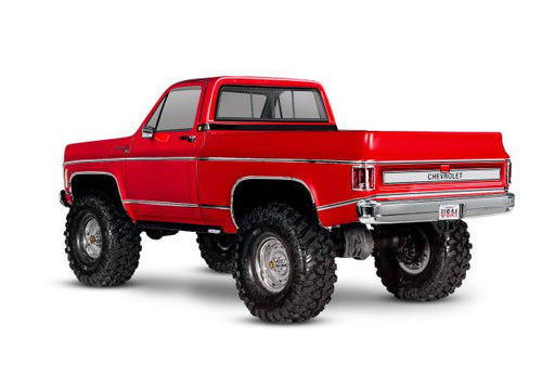 Traxxas TRX-4® RED 1/10 4WD RTR Scale & Trail® Rock Crawler w/1979 Chevrolet® K10 Truck Body w/XL-5™ HV ESC & TQ™ 2.4GHz Radio