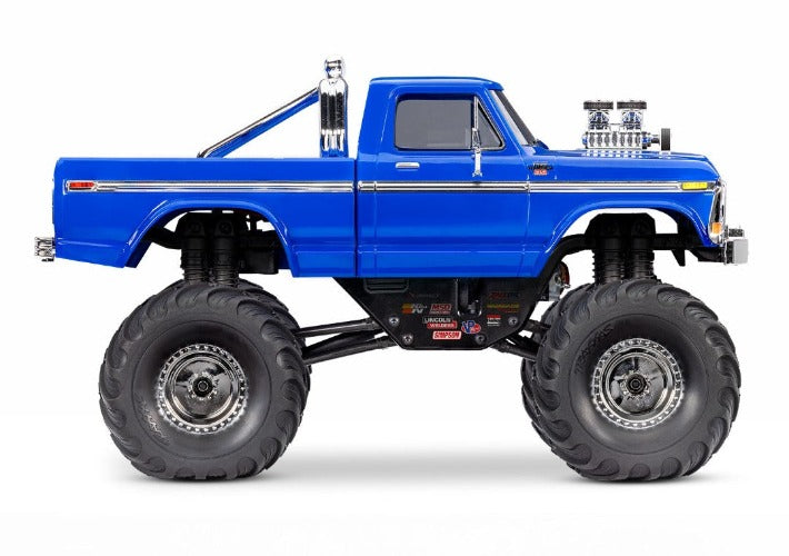 Traxxas 1/18 Ford Ranger F-150 4x4 Monster Truck TRX4MT RTR, Blue