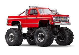 Traxxas 1/18 Chevrolet Cheyenne K10 4x4 Monster Truck TRX4MT RTR, Red