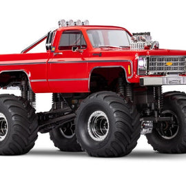 Traxxas 1/18 Chevrolet Cheyenne K10 4x4 Monster Truck TRX4MT RTR, Red