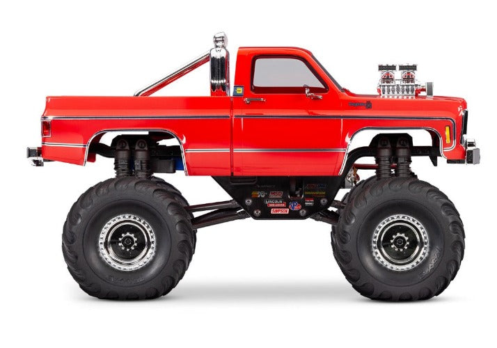 Traxxas 1/18 Chevrolet Cheyenne K10 4x4 Monster Truck TRX4MT RTR, Red