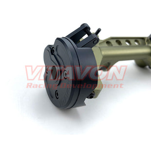 Vitavon Brass Portal Box Cover for Axial Capra & SCX10.3; Black Bronze