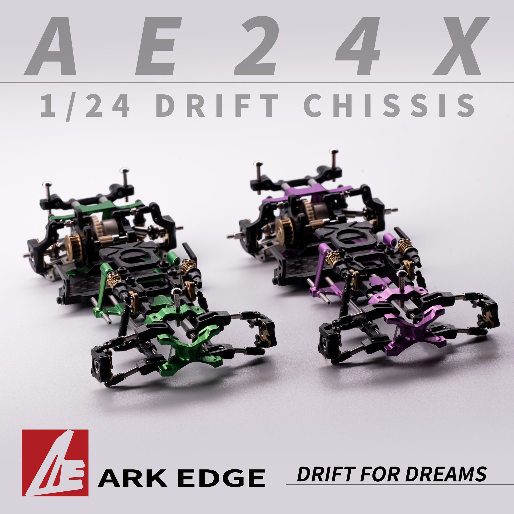 ARK EDGE AE24X 2WD 1/24 Drift Chassis Kit – Key City Hobby