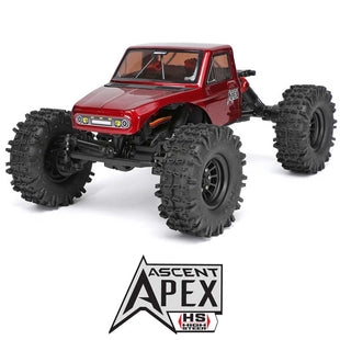 Redcat Ascent-18 Apex 1/18 RED 4WD RTR Brushless Rock Crawler w/2.4GHz Radio, Battery & Charger