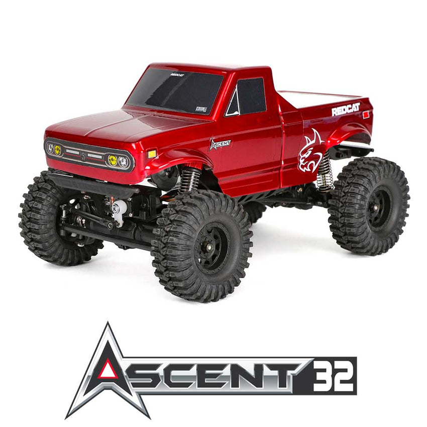 Redcat Ascent-32 1/32 RED 4WD RTR Rock Crawler w/2.4GHz Radio, Battery & Charger (Copy)