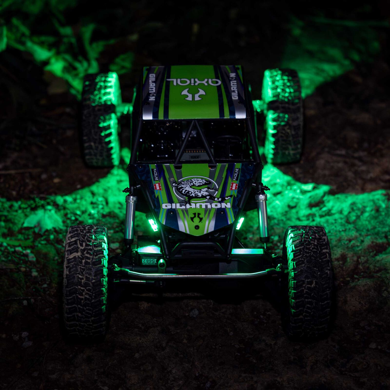 Axial 1/8 AXP8 Gilamon 2.2 4X4 RTR Brushed Trail Buggy, Green