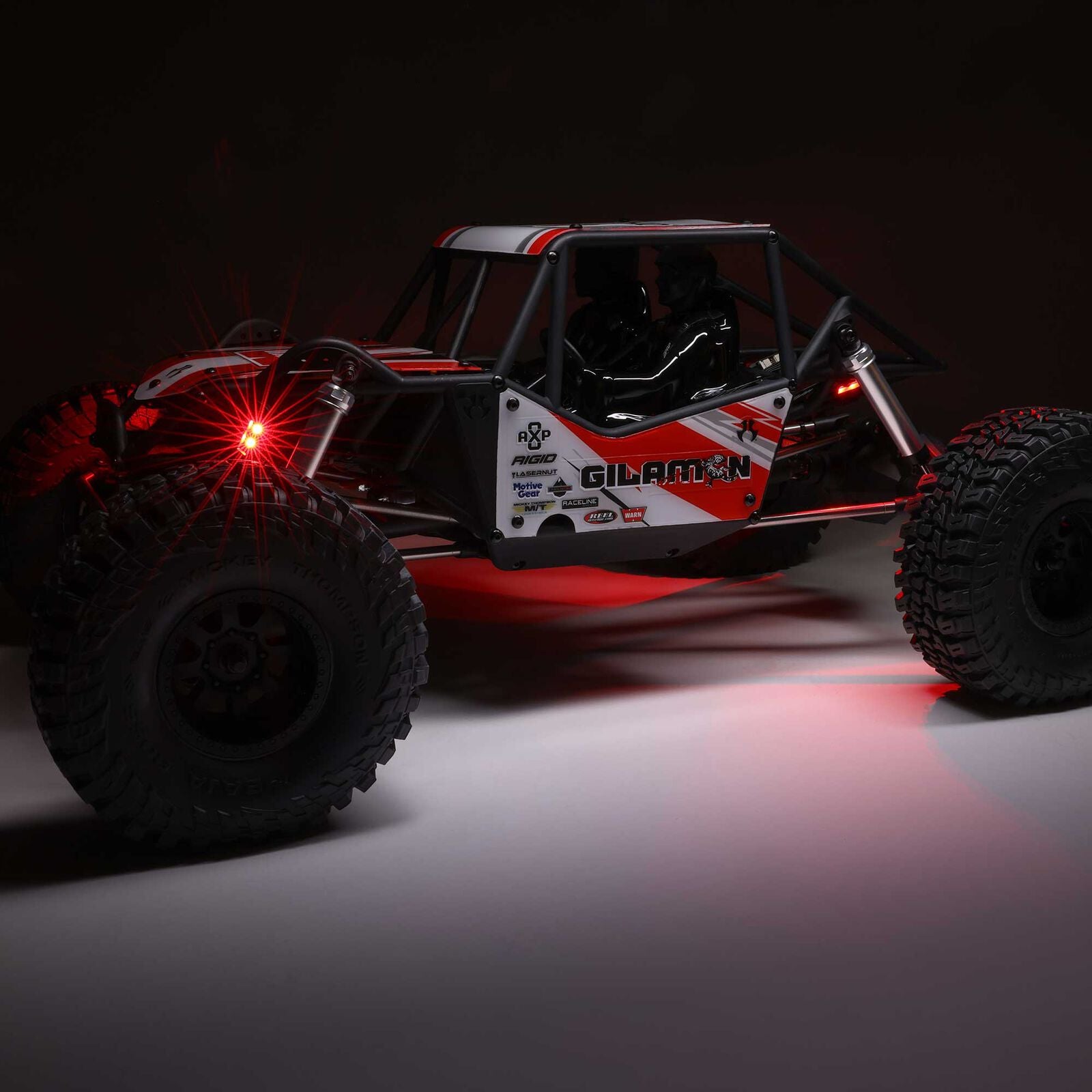 Axial 1/8 AXP8 Gilamon 2.2 4X4 RTR Brushed Trail Buggy, Red – Key