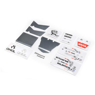 Axial Body Panel Set, Aluminum: AXP8