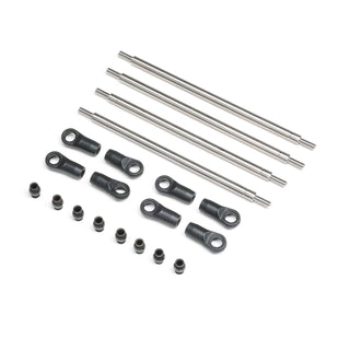 Axial Rear Upper/Lower Links Set, Titanium: AXP8