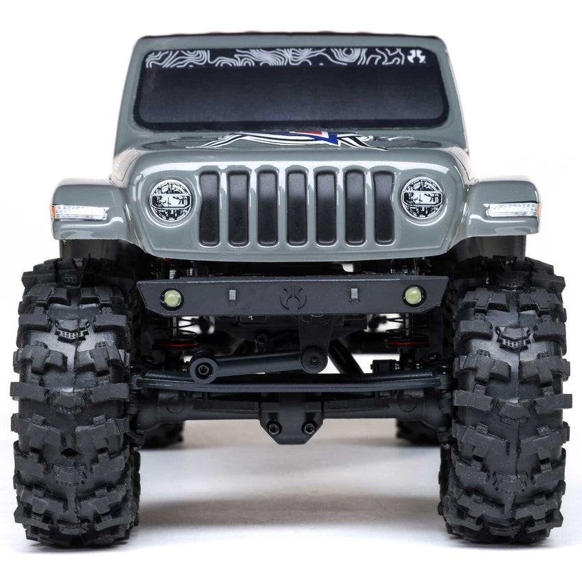 Axial 1/24 SCX24 Summit Racing Jeep Gladiator 4X4 Rock Crawler RTR, Gray
