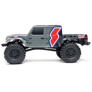 Axial 1/24 SCX24 Summit Racing Jeep Gladiator 4X4 Rock Crawler RTR, Gray