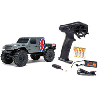 Axial 1/24 SCX24 Summit Racing Jeep Gladiator 4X4 Rock Crawler RTR, Gray